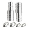 Goldpea Stainless Steel 304 Hose Barb Fitting Reducing Union 1/2"