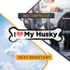 Magnet Me Up I Love My Husky Dog Bone Magnet