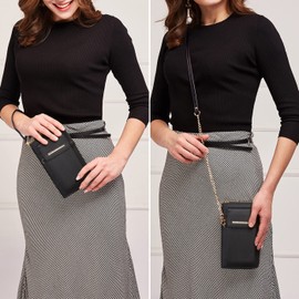 Dasein Crossbody Bag Phone Purse Handbag for Women Shoulder Bag Credit Card Wristlet Wallet with Multi Pockets