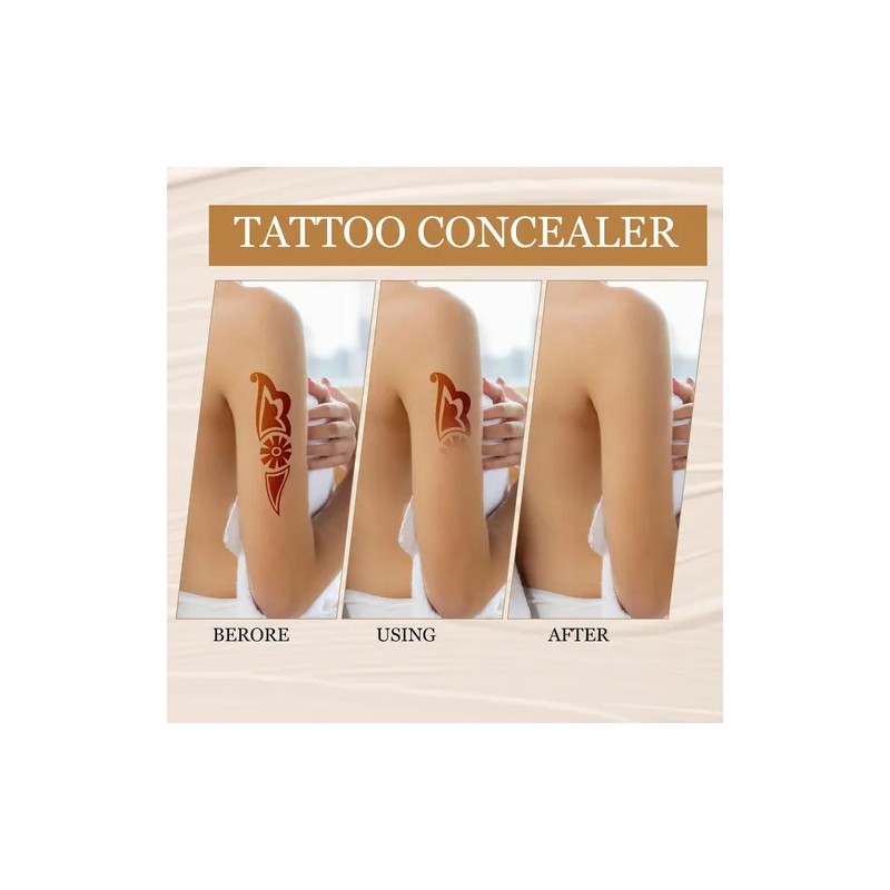 Corrector Impermeable Oculta Manchas Tattoo En La Piel Tono Carne
