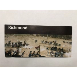 Richmond National Battlefield Park Unigrid Brochure Map Newest Version Virginia