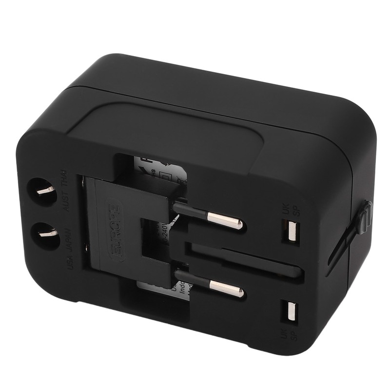 Multifunctional Power Converter with USB Ports Universal Adapter Socket