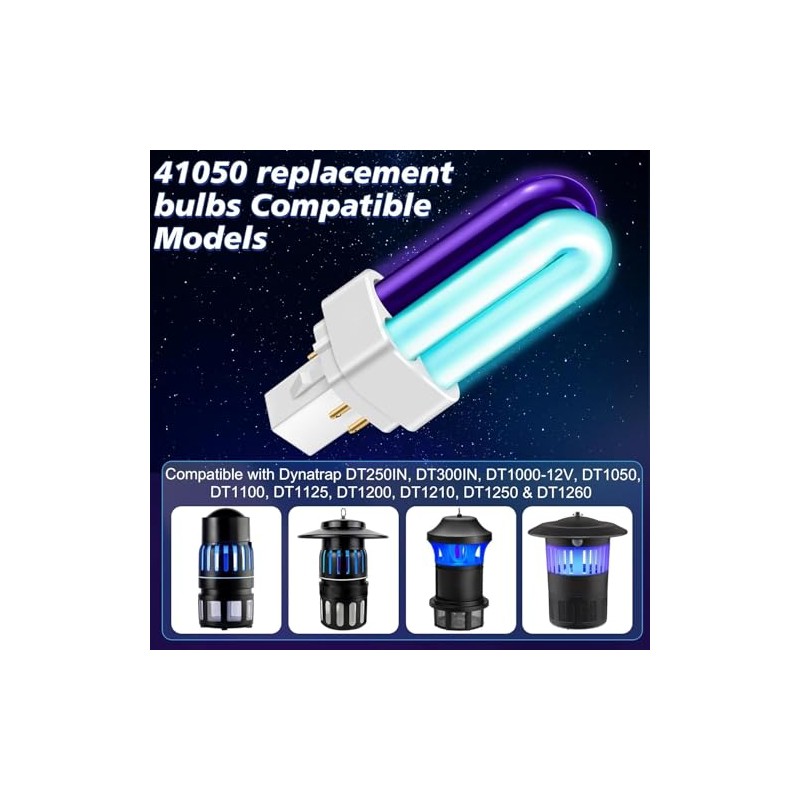 Qualirey 6 Pack 41050 7W Replacement Bulb, Upgraded 2 Color