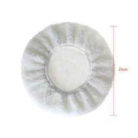 Dophee Polishing Bonnet Pads, 4PCS Loop Pad Buffing Wool Pad Kit, 9"/10" Car Polisher Applicator for Buffer Pneumatic Machine Vehicle Ceramic Stone Furniture Glass