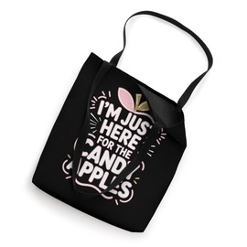 Candy Apples: I'm Just Here For The Candy Apples Tote Bag