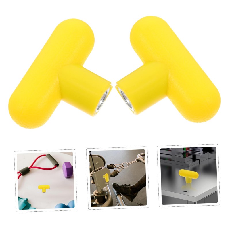 BESPORTBLE Gym Equipment Handle 2pcs Fitness Handles Ball Knob for
