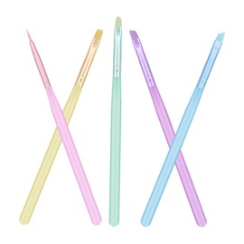 Ipetboom 5Pcs Nail Art Brush Set for DIY Manicure Durable Nail Painting Tools with Comfortable Handles Friends and Family