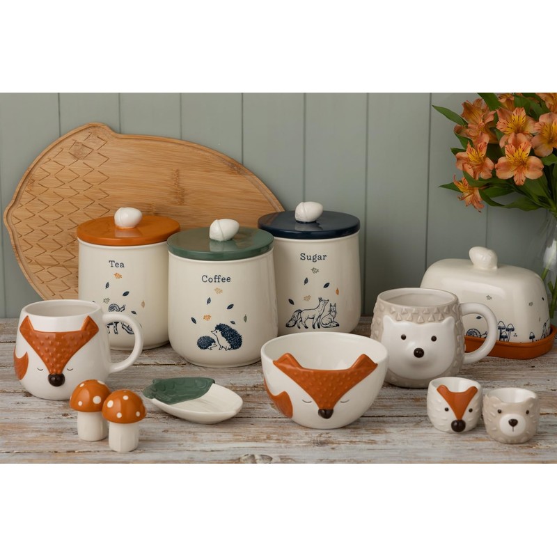 Price & Kensington Woodland Set of 4 Mugs 330ml