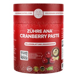 Zühre Ana Cranberry Paste - Natural Power for Your Health 240 g