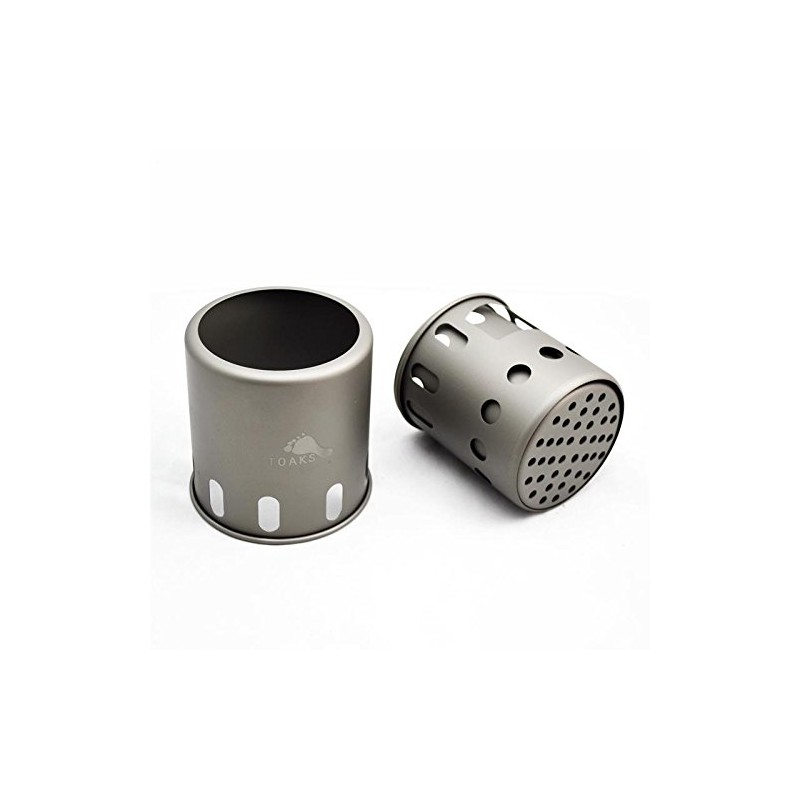 toaks titaniumuuddosuto-bu (Small) titankukkingusisutemu Titanium Firewood Stove