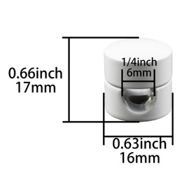 MEETOOT 5PCS 17x16mm Ceiling Wall Hook Ceiling Light Cable Pendant Lighting Hook White Pendant Special Braided Wire Clip for Chandelier and DIY Lighting Fitting