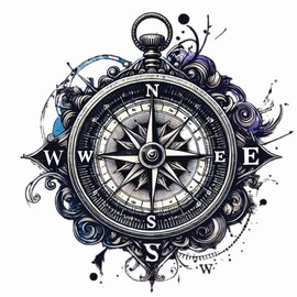 AK- Not All Those Who Wander are Lost - Vinyl Sticker Waterproof Decal for Car | Laptop | Van | Trucks | Motorcycle | Bumper | Window Any Smooth Surface Size 5"