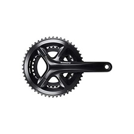 Shimano RS510 Crankset - 172.5mm, 11-Speed, 46/36t, 110 BCD, Hollowtech II Spindle Interface, Black