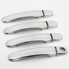 Phil Trade 10 Chrome Cap Door Handles Stainless Steel