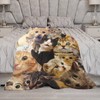 Cat Blanket Cat Kitty Gifts for Girls Boys Woman Kids