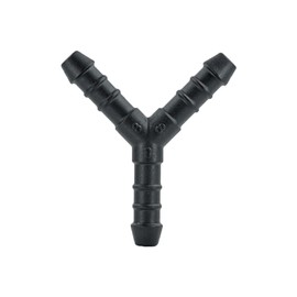 UKCABLE-TIES 2X Y-Piece Splitter Connector Hose Tube Pipe 3-Way Fuel Air Water Pipe Connector Joiner (Size: 8mm - (PJ38))