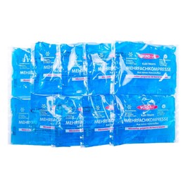 10 x Mehrfach-Kompresse Kompressen kalt/warm (8,5 x 13 cm)