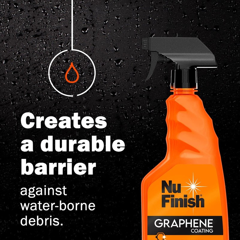 Nu Finish Graphene Coating Spray and Microfiber Towel Car Care