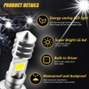 Vooda H6M LED Bulb AC/DC 12-48V P15D Hi-Lo Beam White