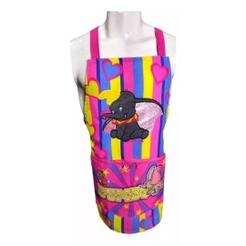Movasa Mandil Babero Delantal Bordado Dumbo Cocina