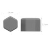 kwmobile 20 x Covers for 21 mm Wheel Nuts Car