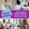 SilverWorks! Premium Laundry Detergent Sheets - Silver Ion Odor Elimination