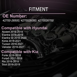 YIHOVY Neutral Safety Switch fit for Kia Forte 2016-2018 Rio 2016-2019 Soul 2016-2019, fit for Hyundai Accent 2016-2019 Elantra 2016-2019 Kona 2018-2021 Tucson 2016-2021 Veloster 2019-2021,42700-26500