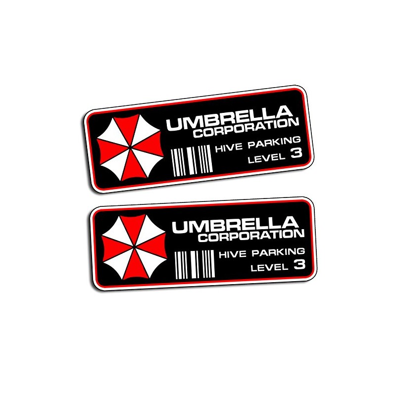 Umbrella Corporation Hive Parking Level 3 Resident Evil Vinyl Decal