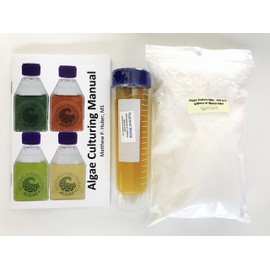 Algae Research Supply Media Kit Media for 5 Gallons of Spirulina or Other Alkali Algae, Perfect for School Science Fairs/Projects, Experiments & Classrooms