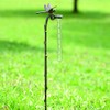 Rain Gauge Dragonfly Garden Stake - SPI Home Aluminum Gauge