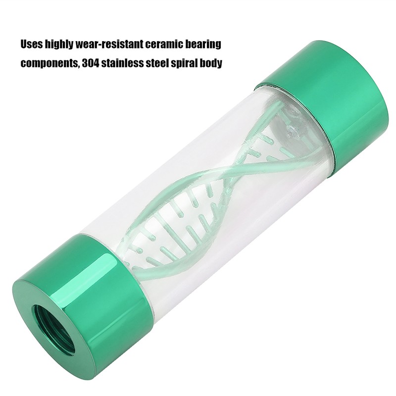 Water Flow Meter Multiple Color Metal Spiral G1/4 Female Thread