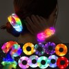 Pack of 9 Luminous Hair Bands, Luminous Hair Bands, LED