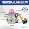 Powtol SST25 Carburetor for Poulan Weedeater Featherlite FL26 FL20 XT260