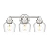 Emak Bathroom Light Fixtures Over Mirror, Brushed Nickel Vanity Light