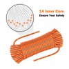 AOLEBA 8.5mm Static Climbing Rope, Outdoor Rock Climbing Ropes, Heavy