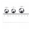 sourcing map 5pcs 28mm Carbon Steel Bearing Balls Precision Polished