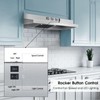 Range Hood 30 inch Under Cabinet, Stainless Steel Kitchen Vent