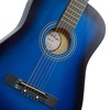 Ashthorpe Ashthorpe 38-inch Beginner Acoustic Guitar Package (Blue), Basic Starter