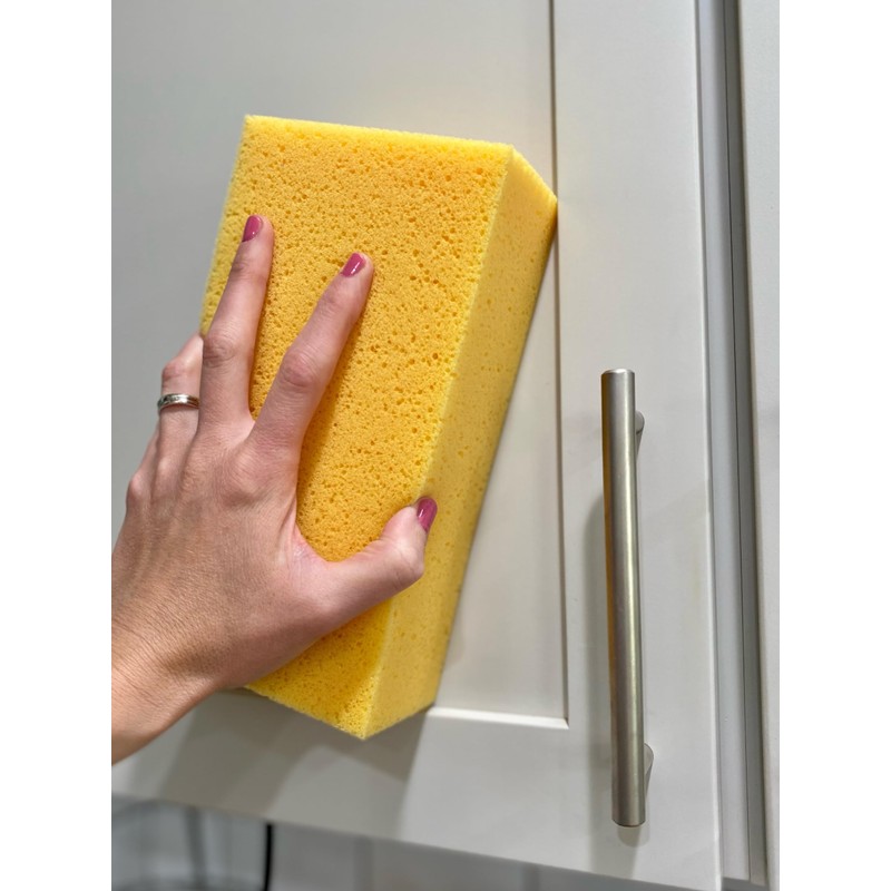 Multi-Purpose Sponges for Cleaning - Yellow 4 Pack, Large Sponges