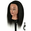 FUTAI Natural Real 100% Human Hair Mannequin Head Hairdresser Hairstylist