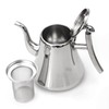 Teapot with Filter 201 Stainless Steel Thickened Gooseneck Pour Over