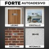 LEIASA | Targa Videosorveglianza - 5x18 cm - Alluminio -