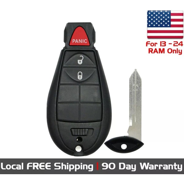 KeylessCanada Lot of 1x New Replacement Keyless Entry Remote Key