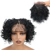 lumeng Micro Twist Braided Wigs for African American Women Glueless