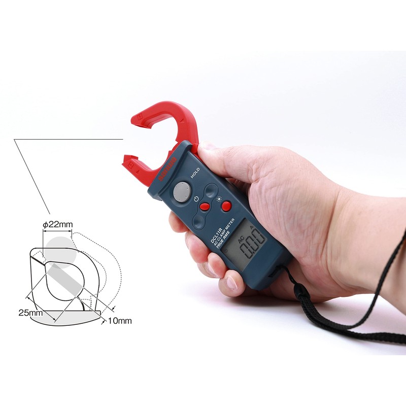 Sanwa Electric Instrument Clamp Meter, True RMS for AC DCL11R