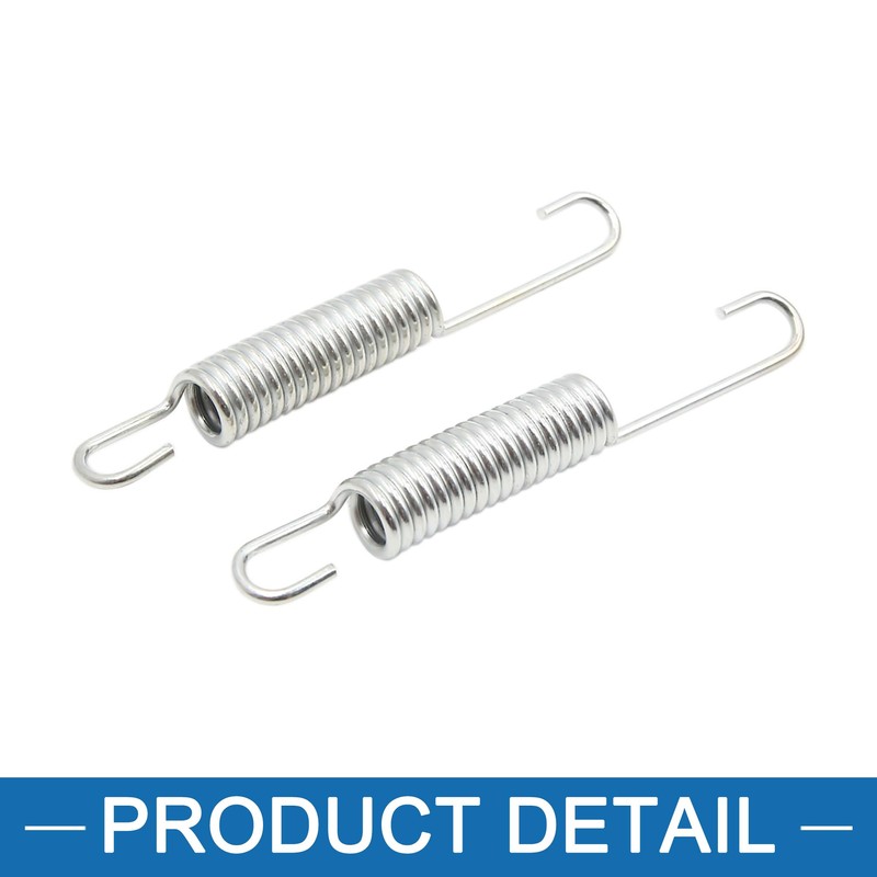 A ABSOPRO 12.5cm Motorcycle Foot Bracket Kickstand Return Spring Side