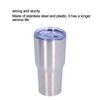 2‑Layer 30oz Vacuum Cup with Lid Reusable Stainless Steel Insulation