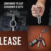 [KeyUnity] KA45 Titanium Key Ring 360° Swivel Connector Breakaway Quick