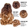 Amir Hair 8 Paquetes De Extensiones De Cabello Sintético Preestirado