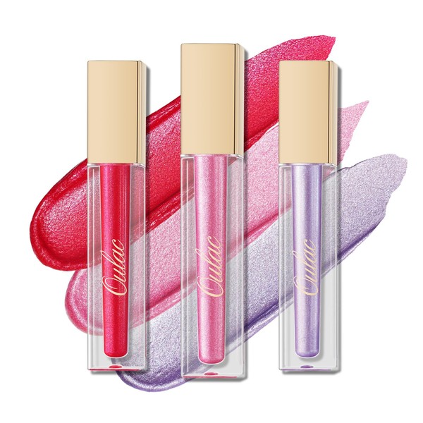 Oulac Lipstick Metallic Glitter 2-in-1 Lipstick & Eyeshadow Lipstick 8